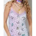 Pink Butterfly Print Cami Mini Dress at Spencer's
