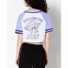 Trippin Cropped Jersey at Spencer's