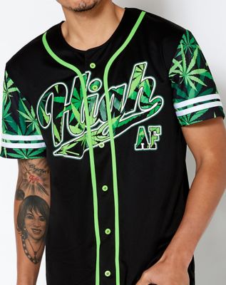 High AF Weed Leaf Jersey