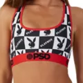 PSD Playboy Checkered Bunny Sports Bra at Spencer's