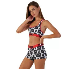PSD Playboy Checkered Bunny Sports Bra at Spencer's