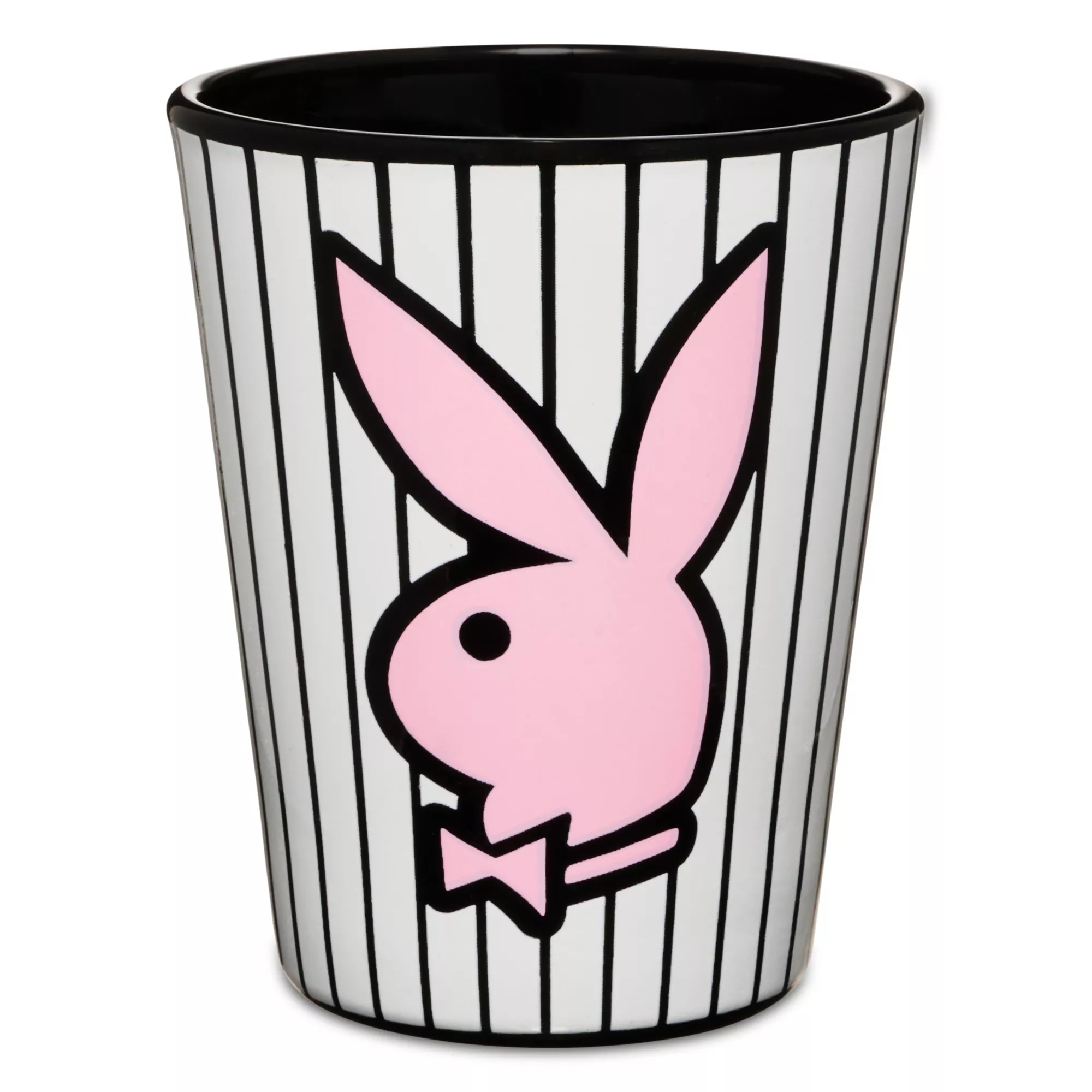 Pinstripe Playboy Shot Glass - 2 oz. at Spencer's