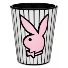 Pinstripe Playboy Shot Glass - 2 oz. at Spencer's