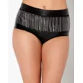 Leather Fringe Booty Shorts at Spencer's