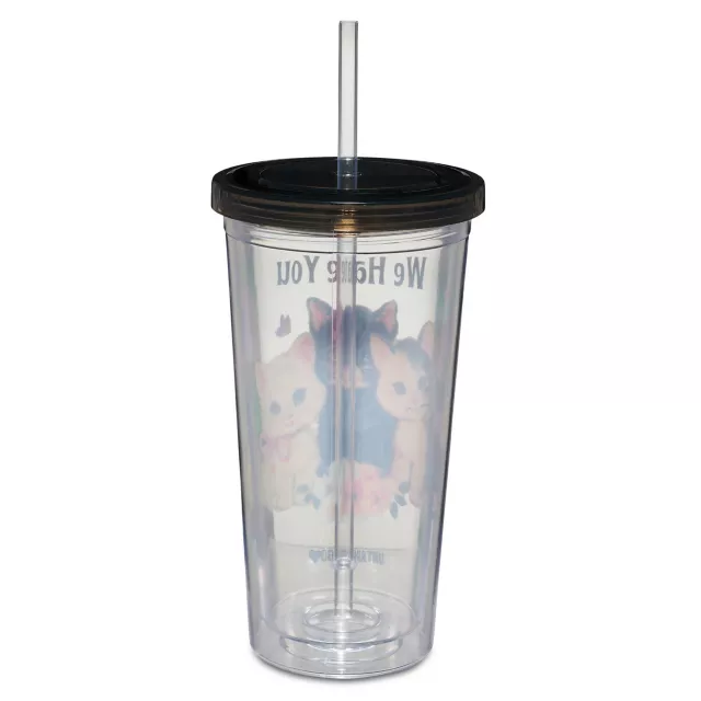 We Hate You Cup with Straw 16 oz. - Untamedego at Spencer's