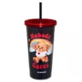 Nobody Cares Cup with Straw 16 oz. - Untamedego at Spencer's