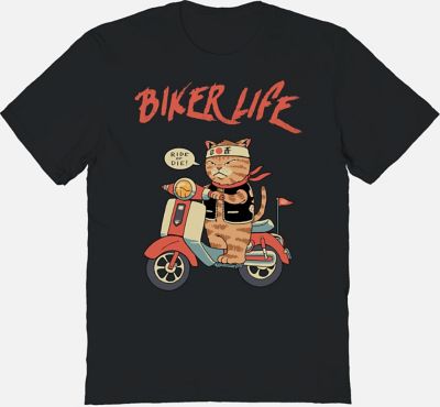 Biker Life Cat T Shirt - Vincent Trinidad