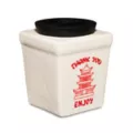 White Take Out Box Molded Stash Jar at Spencer's