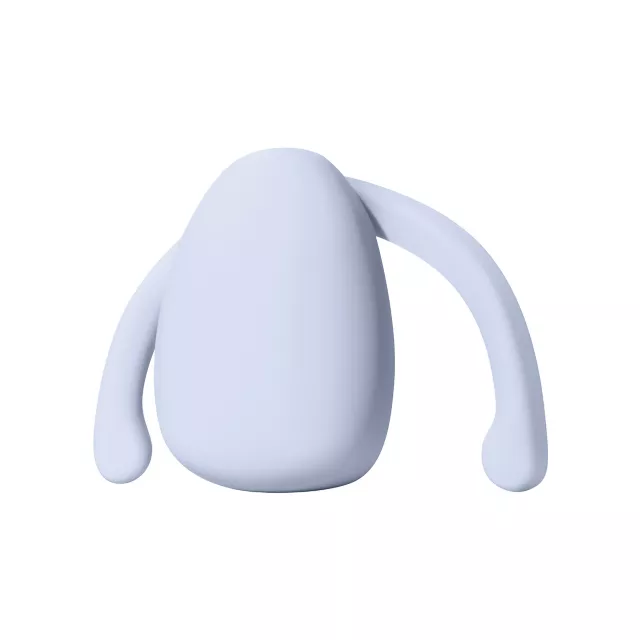 3-Function Eva Rechargeable Waterproof Couples Vibrator - 1.3 Inch