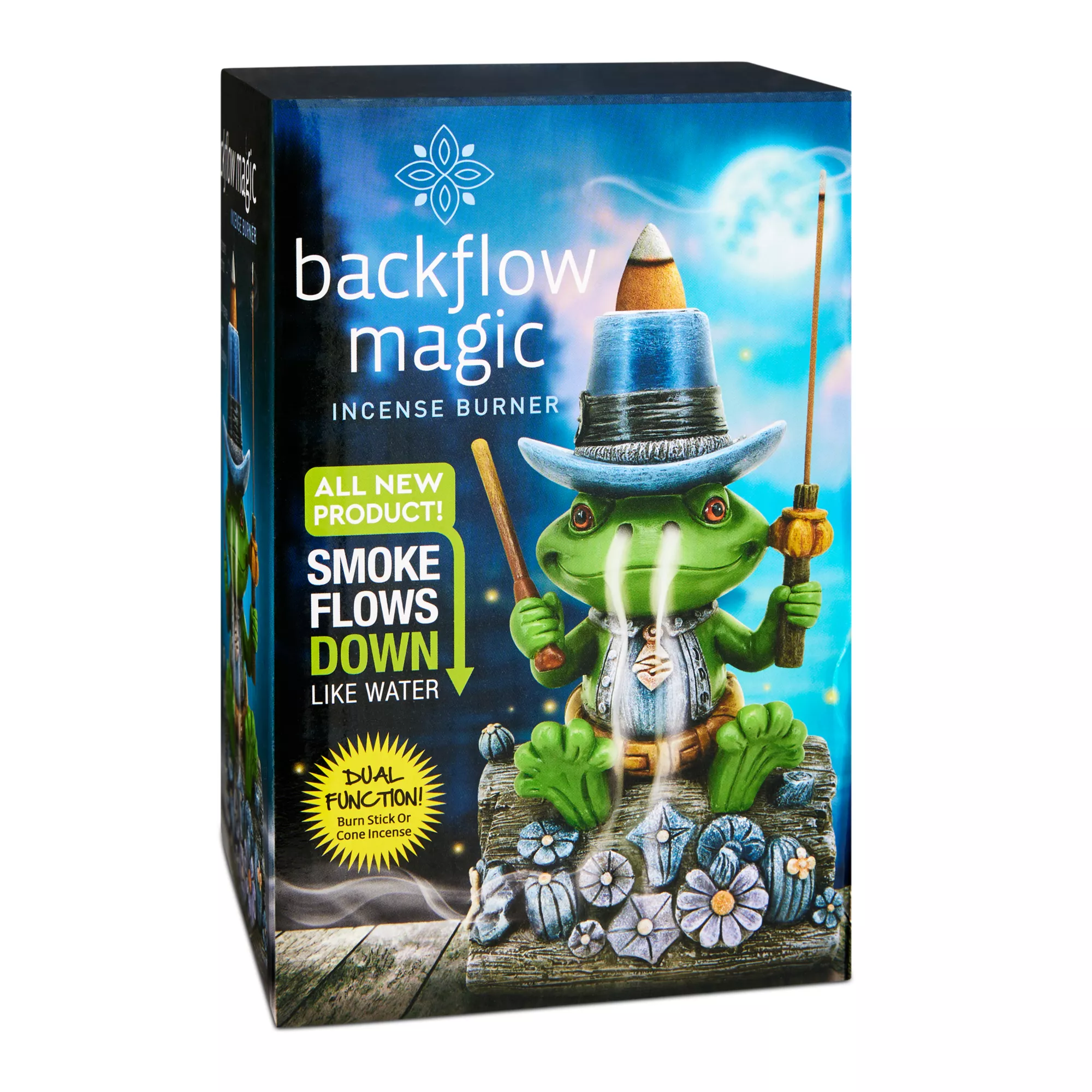 Mystic Frog Dual Function Backflow Incense Burner at Spencer's