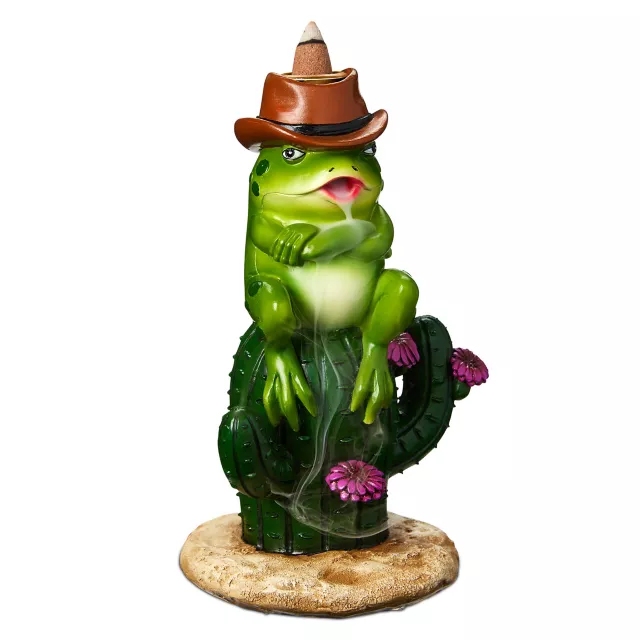 Western Frog Backflow Incense Burner at Spencer's