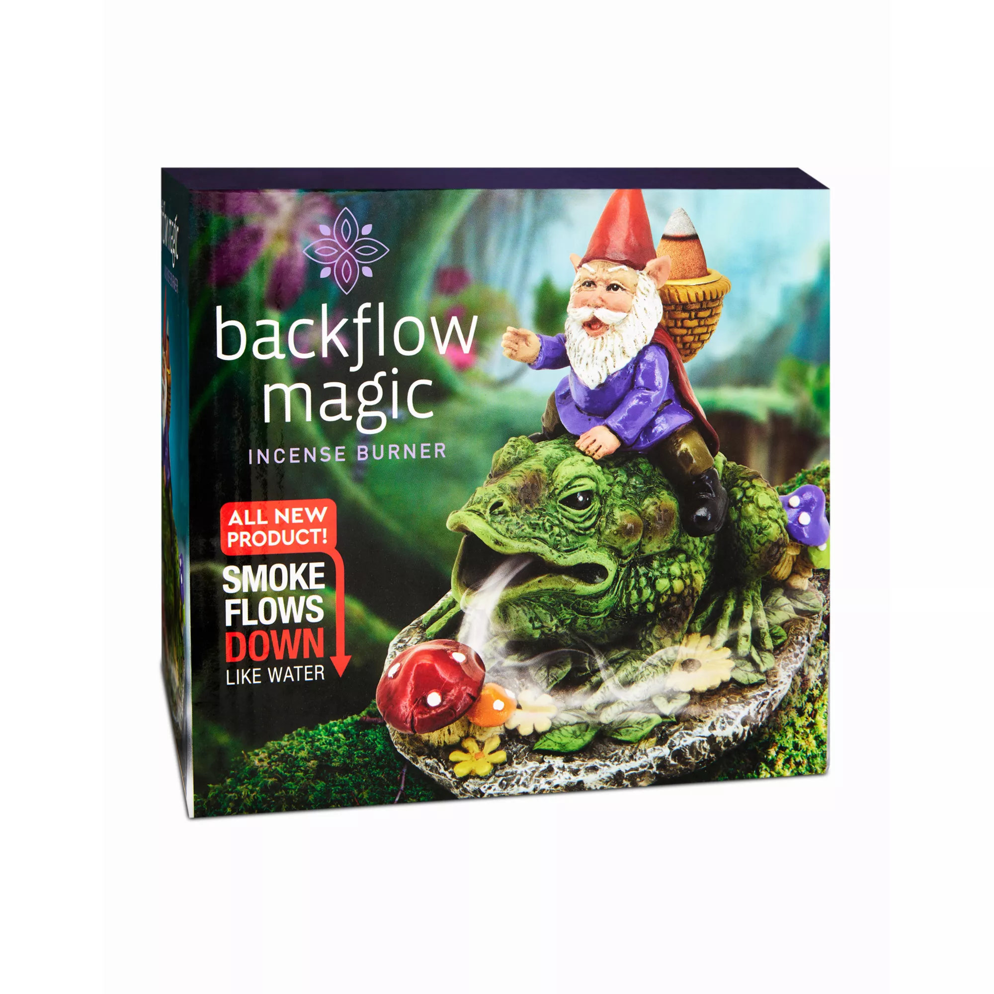 Gnome Frog Backflow Incense Burner