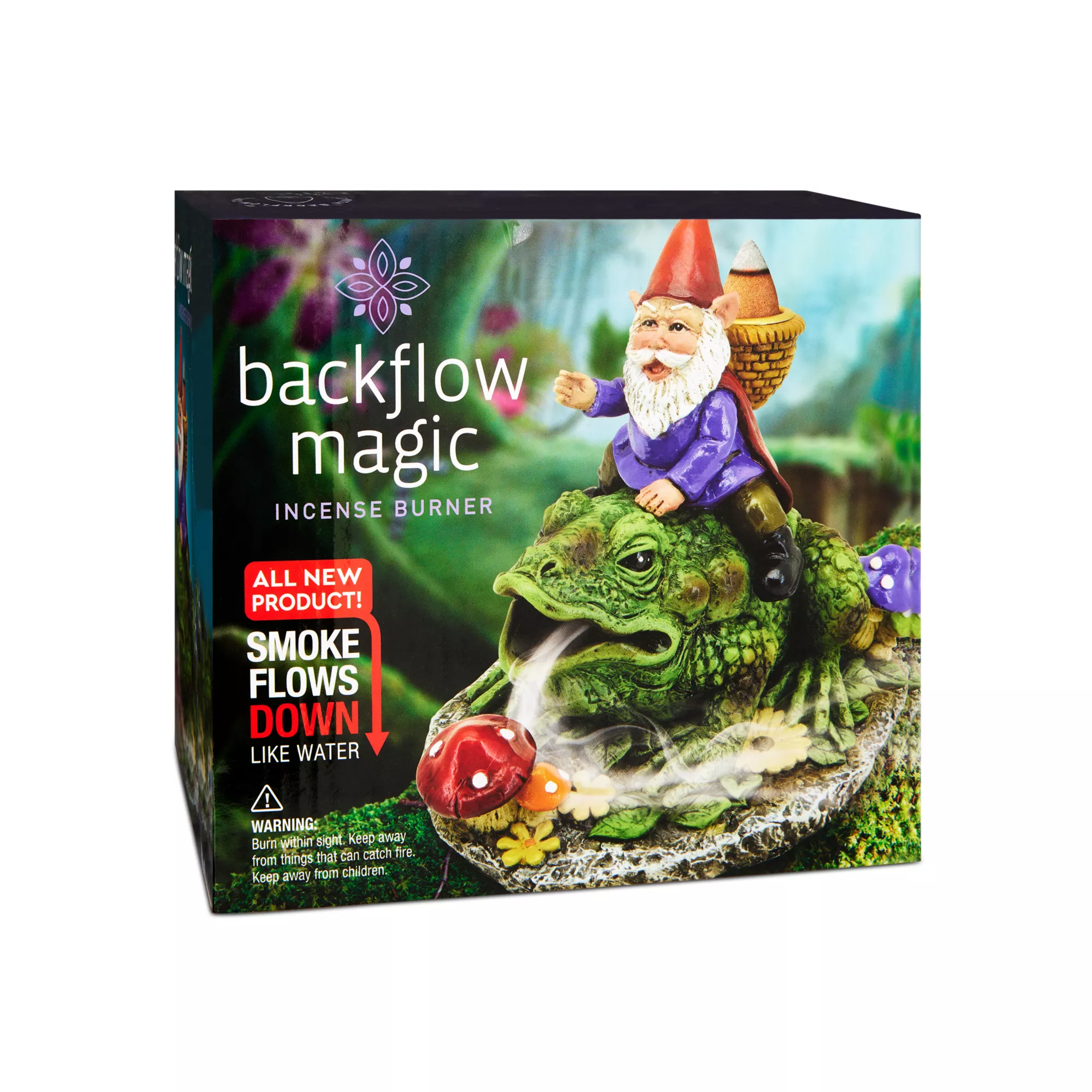 Gnome Frog Backflow Incense Burner at Spencer's
