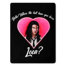 Where Have You Been Loca Jacob Fleece Blanket - Twilight at Spencer's