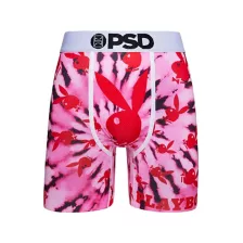 PSD Pink Bunny Tie Dye Boxers - Playboy at Spencer's