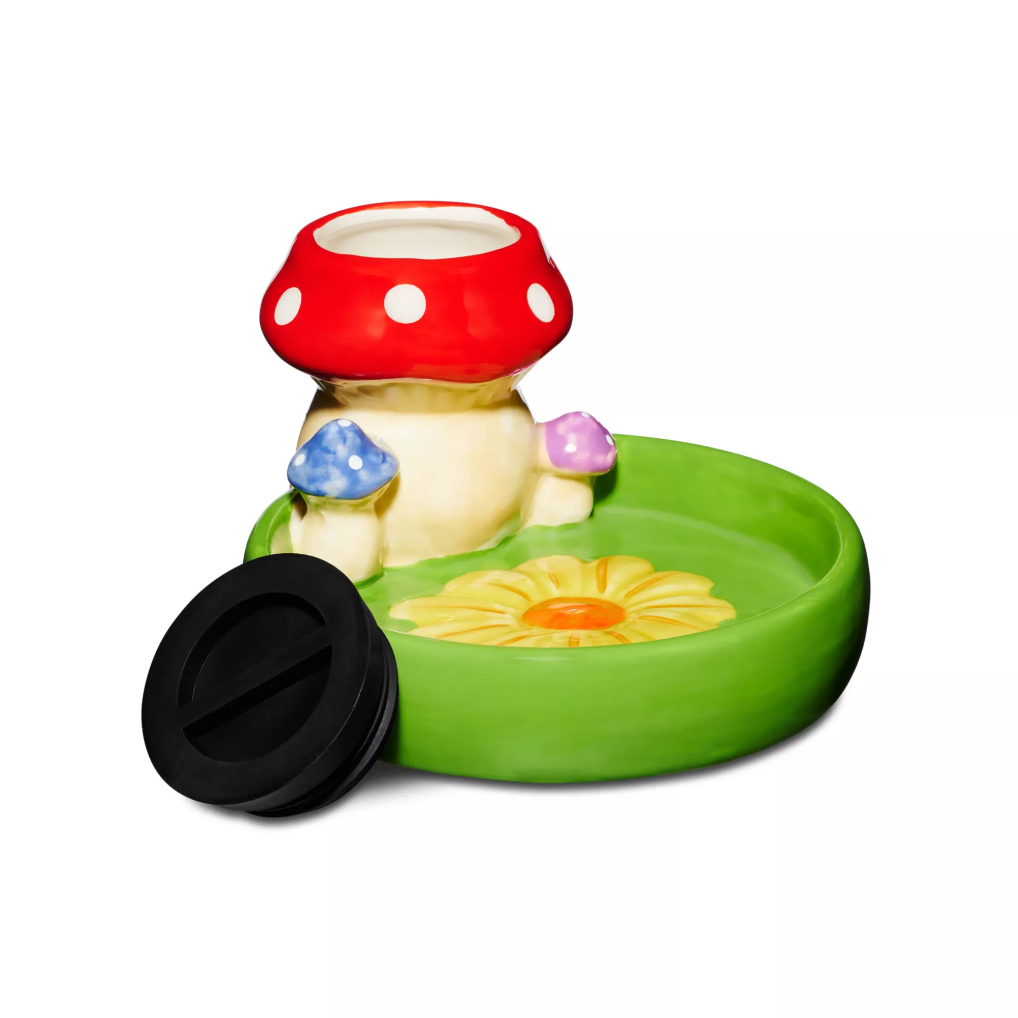 Wild Mushroom Stash Jar and Ashtray at Spencer's