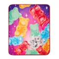 Gummy Bear Disco Fleece Blanket at Spencer's