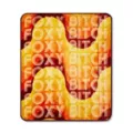 Foxy Bitch Reversible Fleece Blanket at Spencer's