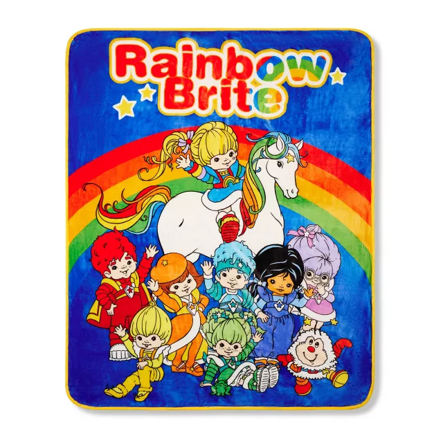 Rainbow Brite Reversible Fleece Blanket at Spencer's