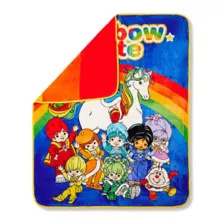 Rainbow Brite Reversible Fleece Blanket at Spencer's