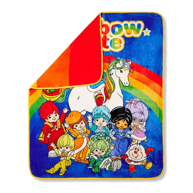 Rainbow Brite Reversible Fleece Blanket at Spencer's