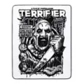 Art the Clown Chaos Fleece Blanket - Terrifier at Spencer's