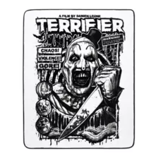 Art the Clown Chaos Fleece Blanket - Terrifier at Spencer's