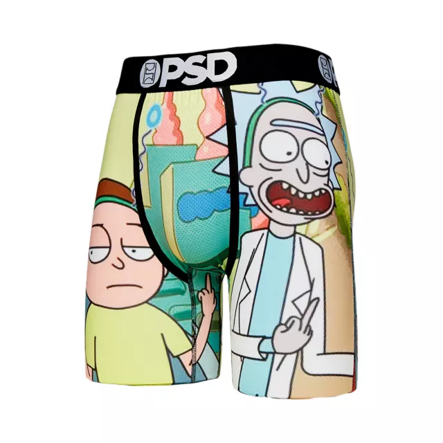 PSD Rick and Morty Two Birds Boxers at Spencer's