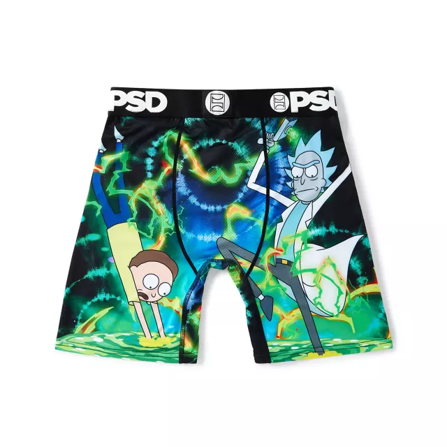 PSD Rick and Morty Portals Boxer Briefs at Spencer's