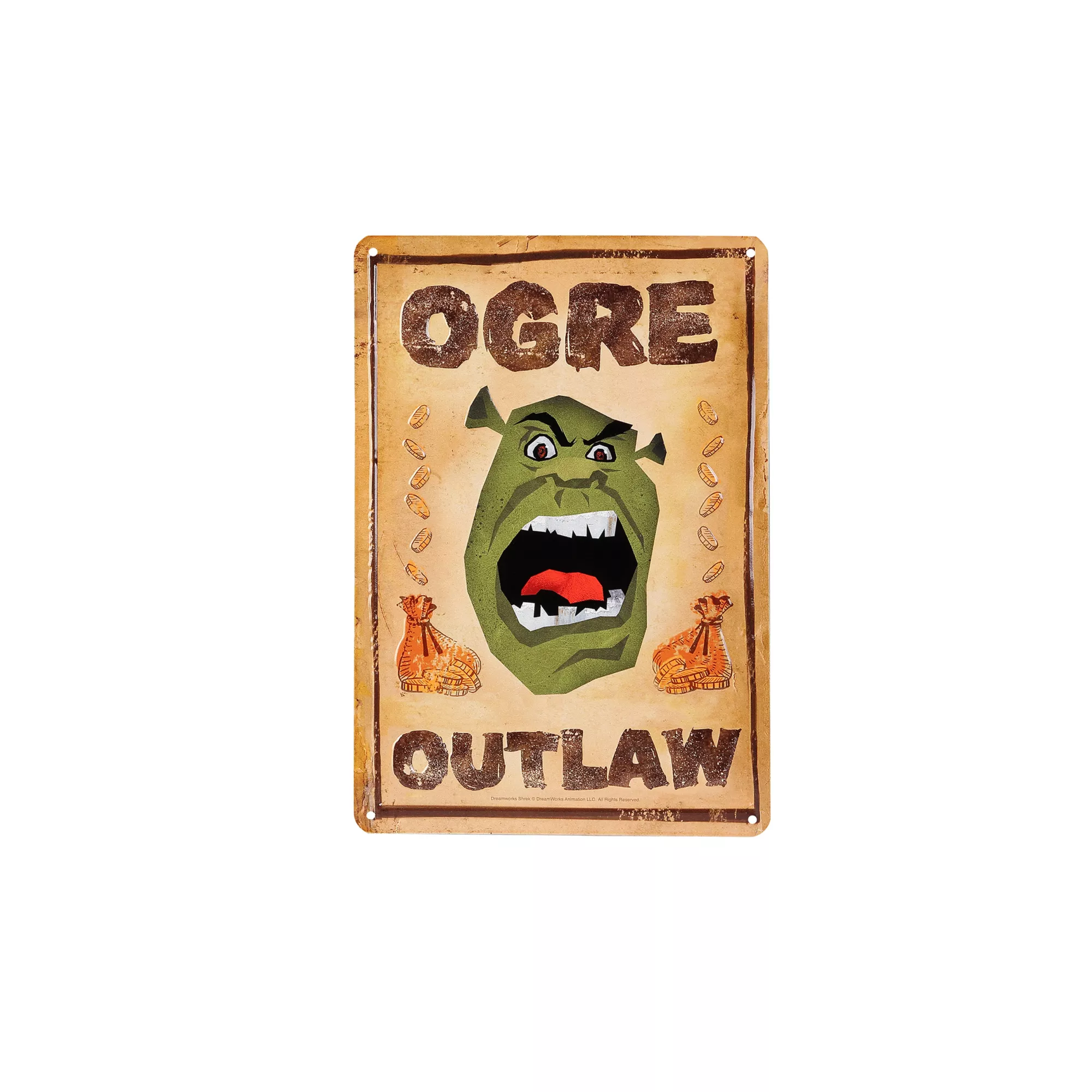 Shrek Ogre Outlaw Sign at Spencer's