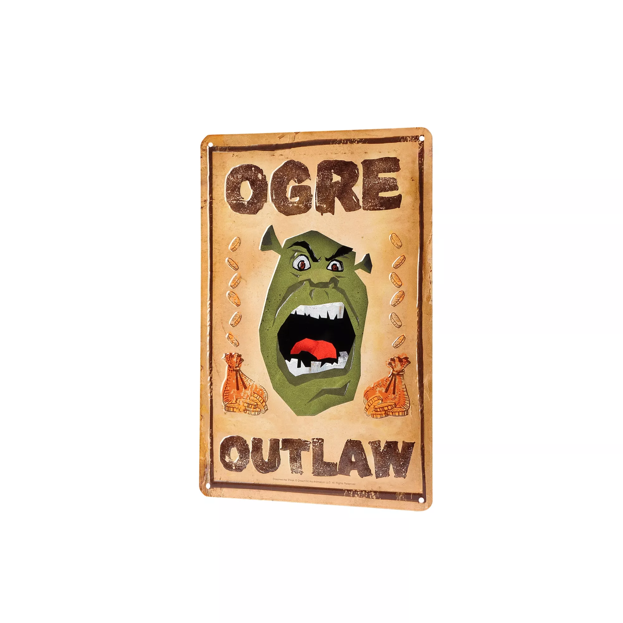 Shrek Ogre Outlaw Sign at Spencer's