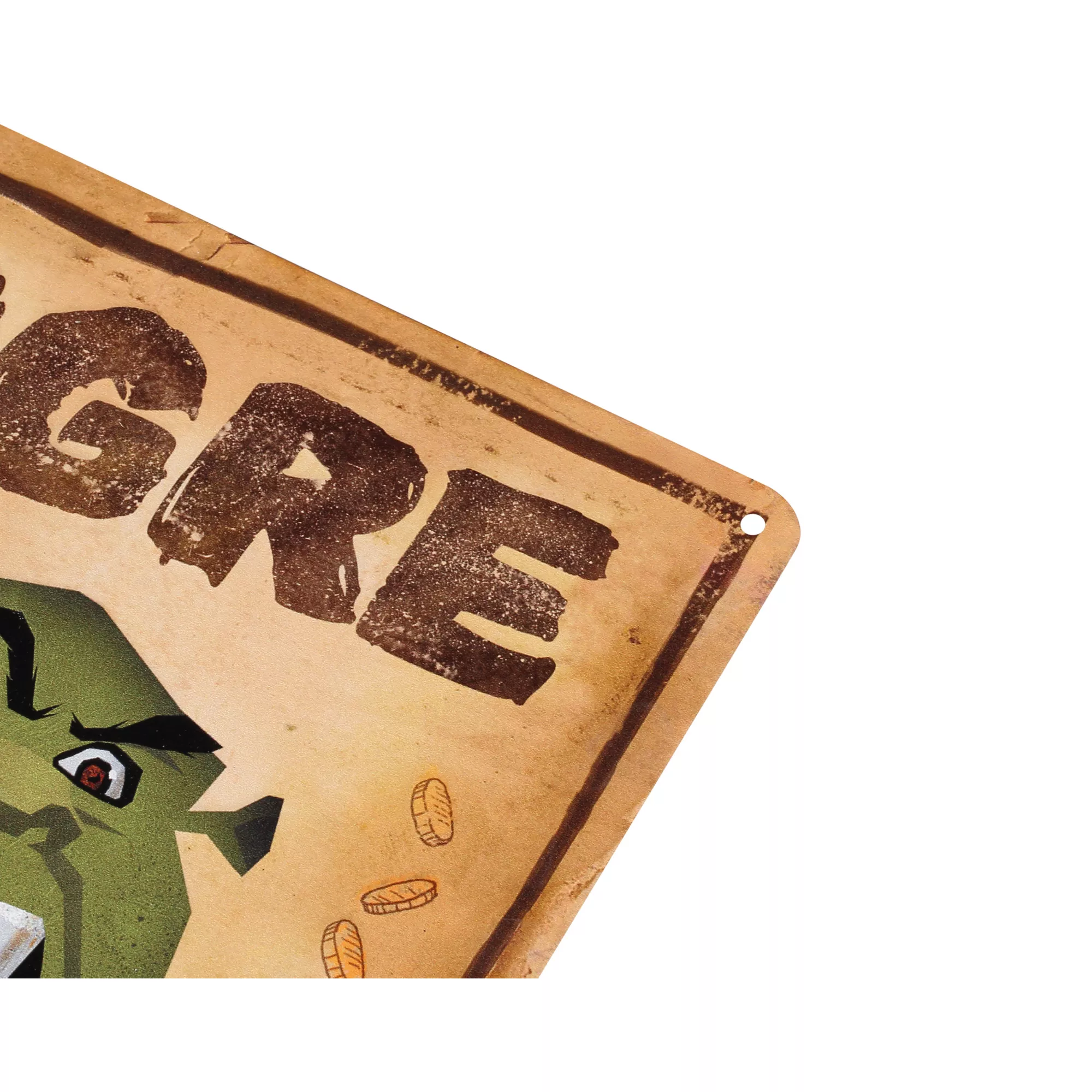 Shrek Ogre Outlaw Sign at Spencer's