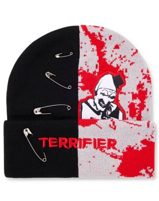 Art the Clown Split Hardware Cuff Beanie Hat - Terrifier