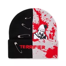 Art the Clown Split Hardware Cuff Beanie Hat - Terrifier at Spencer's