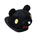 Black Gloomy Bear Plush Slippers at Spencer's