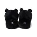 Black Gloomy Bear Plush Slippers at Spencer's