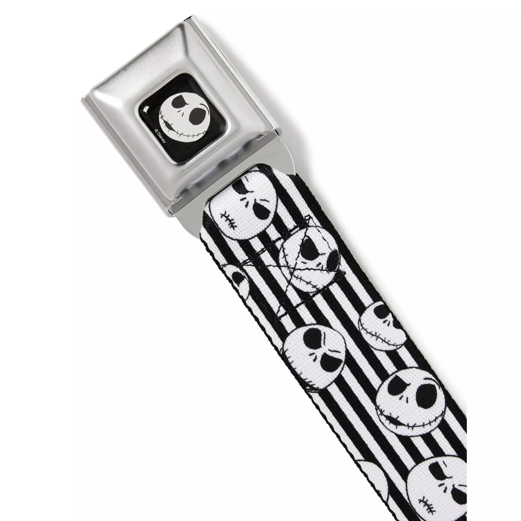 Buckle-Down Striped Jack Skellington Seatbelt Belt - The Nightmare Before Christmas at Spencer's
