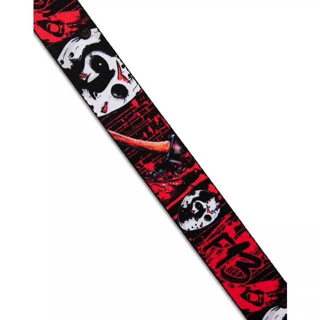 Buckle-Down Jason Voorhees Mask Seatbelt Belt - Friday the 13th at Spencer's