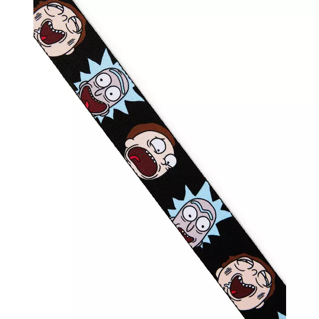 Buckle-Down Rick and Morty Faces Seatbelt Belt at Spencer's