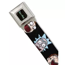 Buckle-Down Rick and Morty Faces Seatbelt Belt at Spencer's