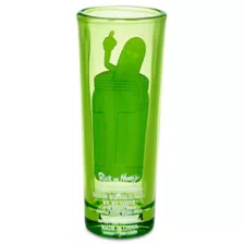 Pickle Rick Tall Shot Glass 2 oz. - Rick and Morty at Spencer's
