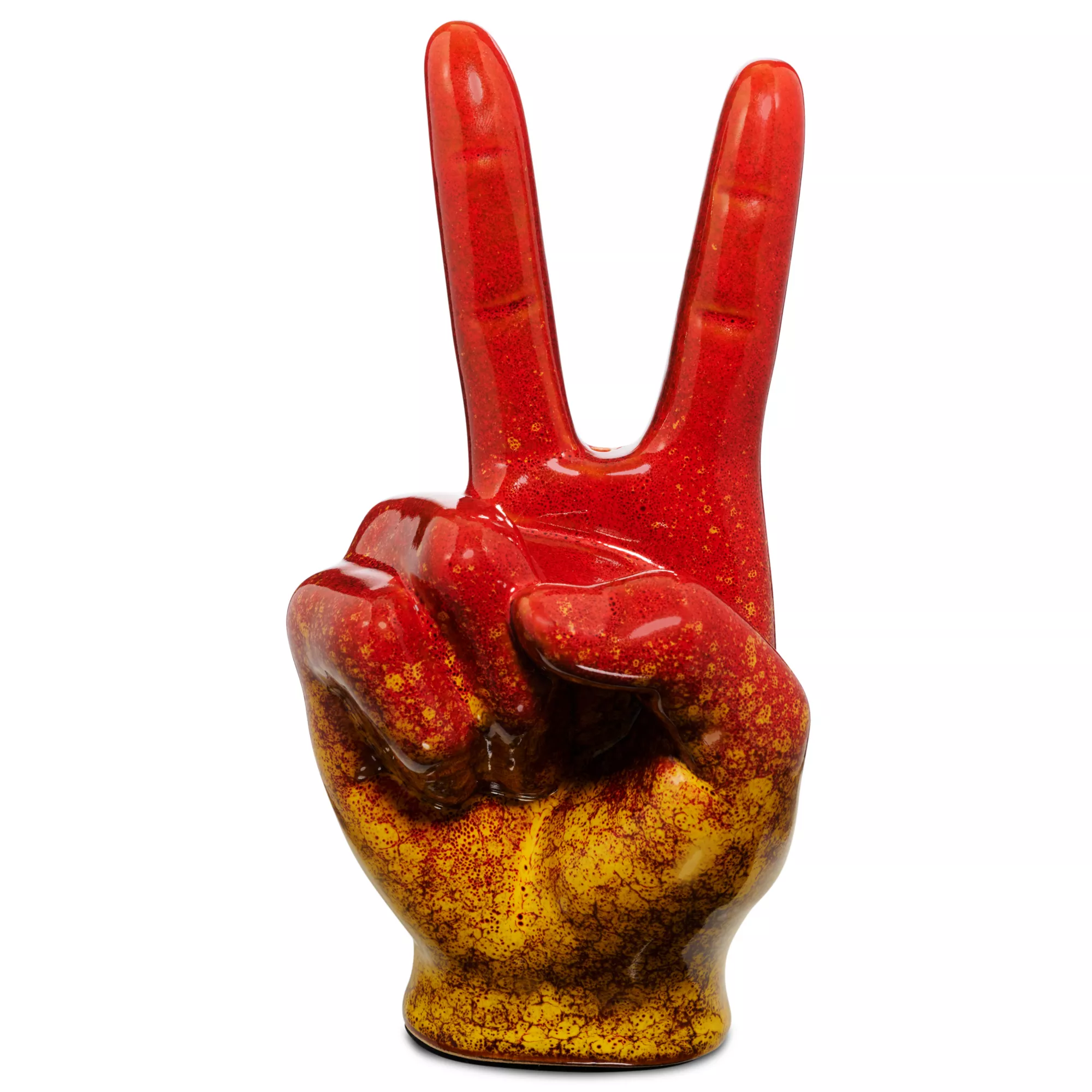 Red Peace Sign Hand Incense Burner at Spencer's