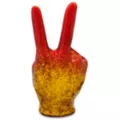 Red Peace Sign Hand Incense Burner at Spencer's
