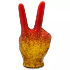 Red Peace Sign Hand Incense Burner at Spencer's