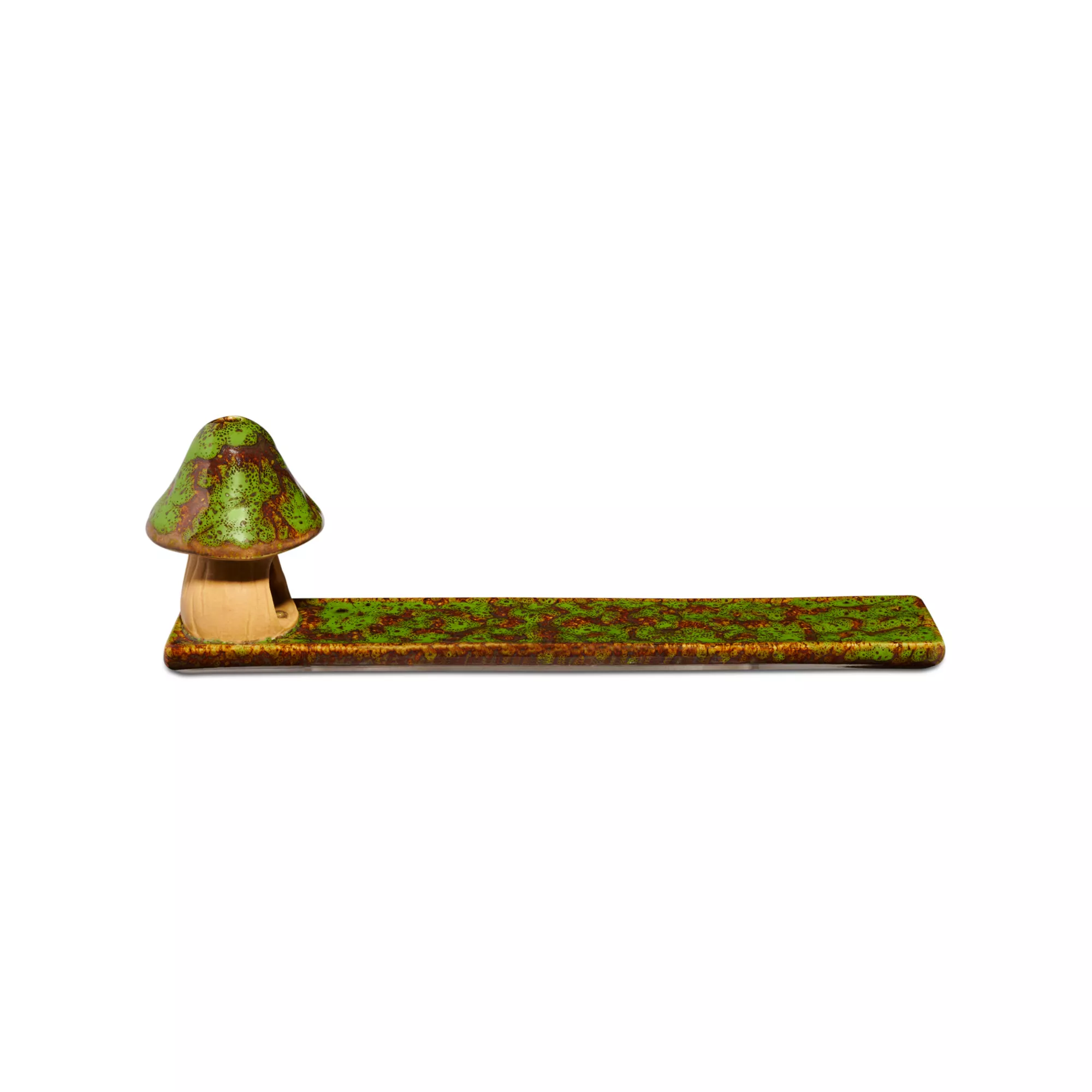 Glazed Mushroom Dual Function Incense Burner at Spencer's