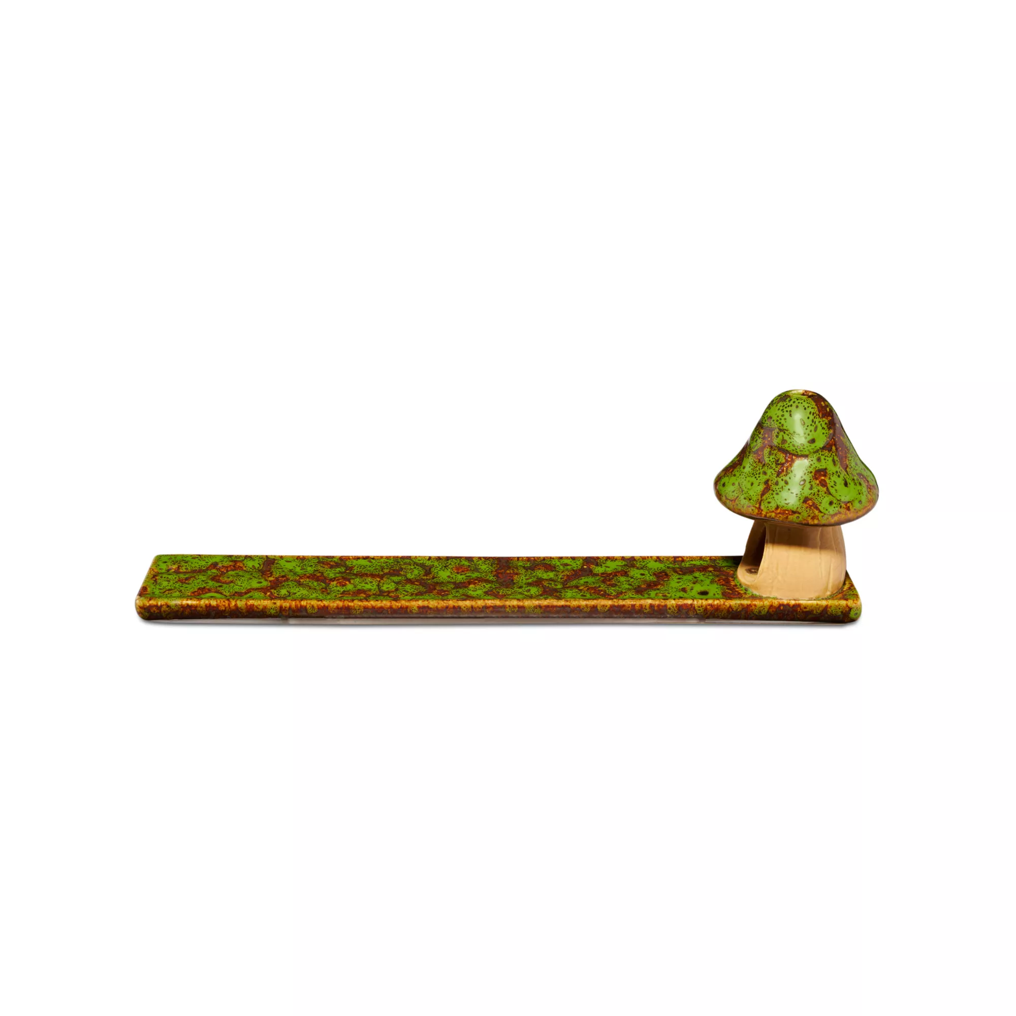 Glazed Mushroom Dual Function Incense Burner at Spencer's