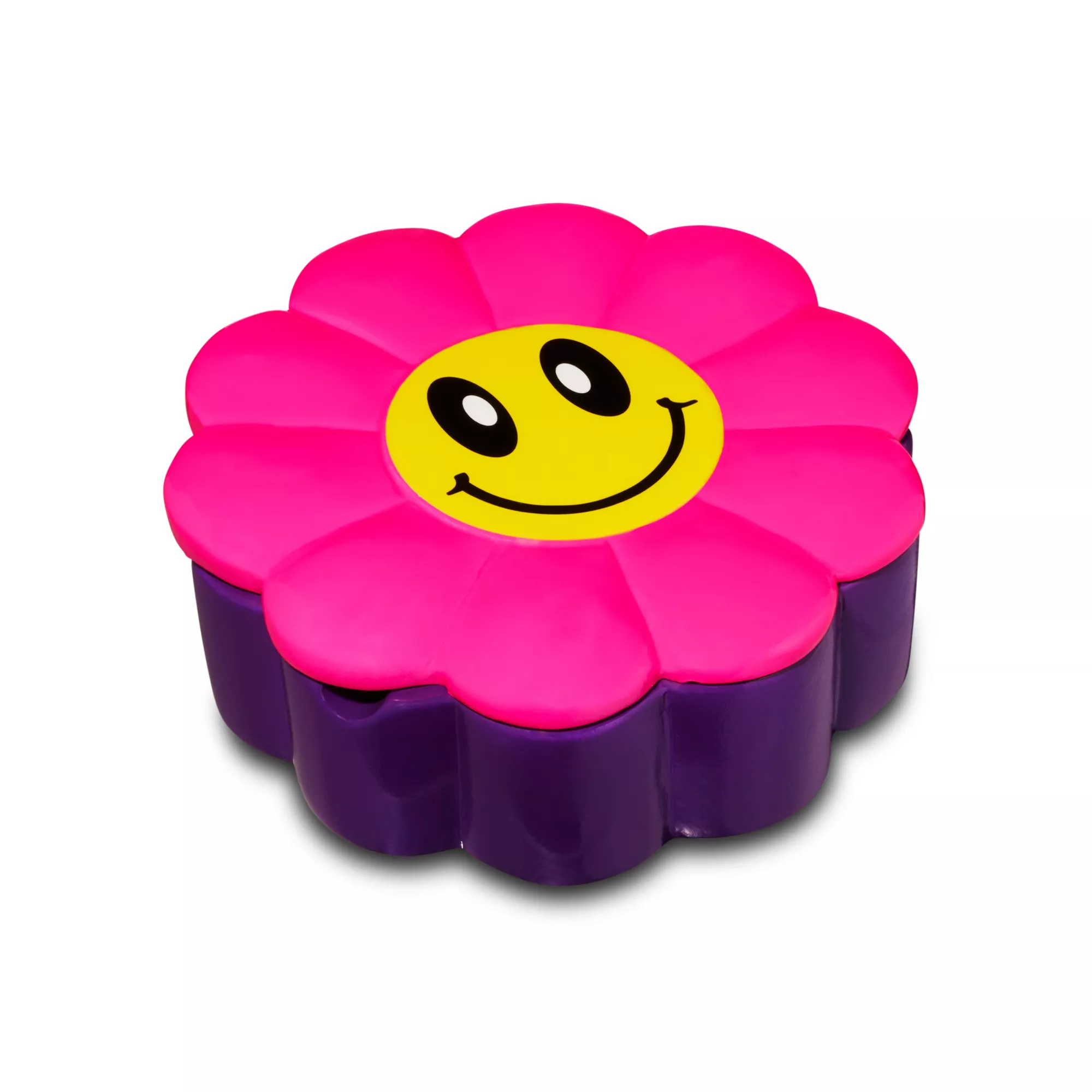 Smiley Face Flower Swivel Lid Ashtray at Spencer's