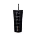 Houndstooth Insulated Cup with Straw - 24 oz. at Spencer's