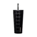 Houndstooth Insulated Cup with Straw - 24 oz. at Spencer's