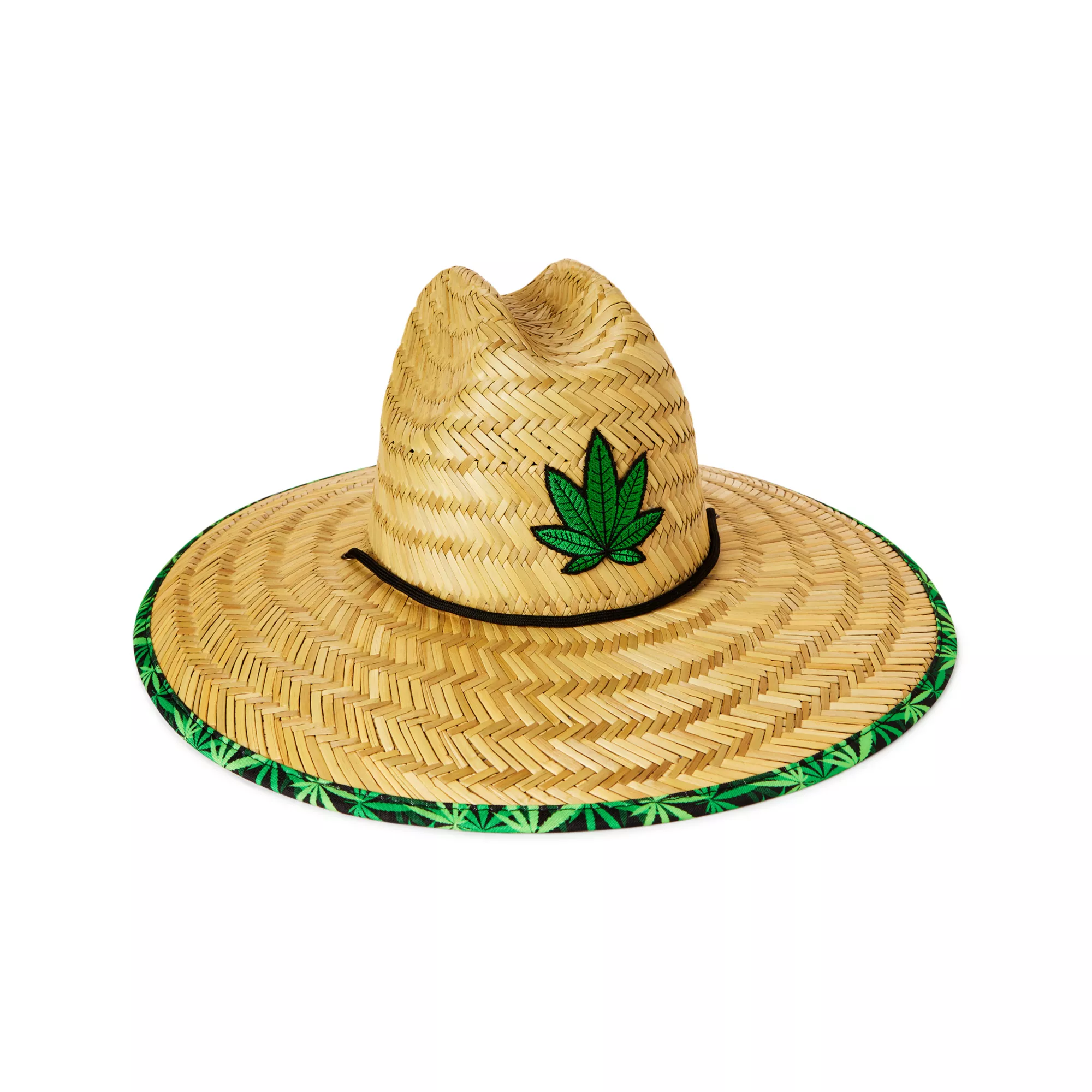 Weed Leaf Lifeguard Hat at Spencer's